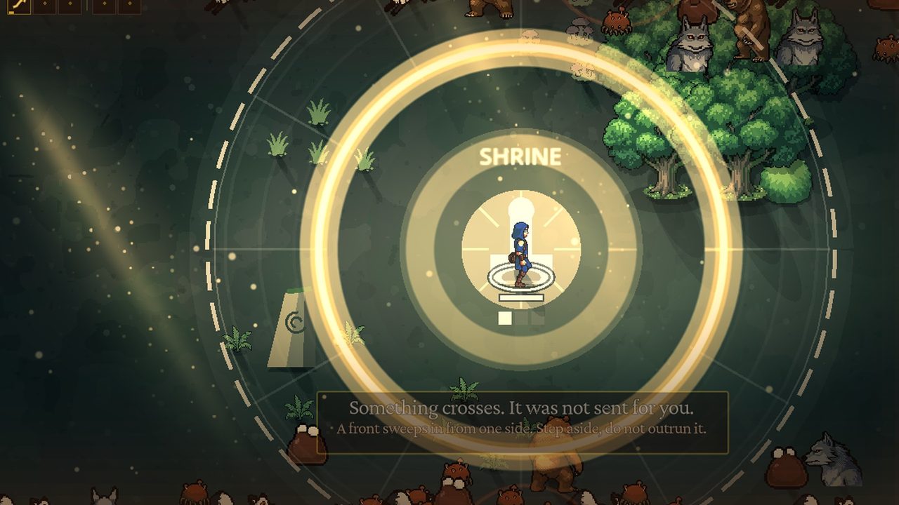 A shrine found off the obvious path